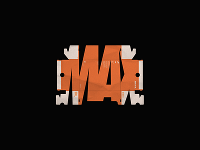 MAX design graphic design nike shoe box shoes swoosh typography