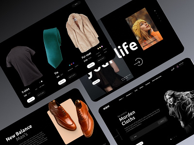 Cloths shop UI design