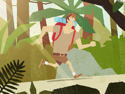 Jungle character illustration