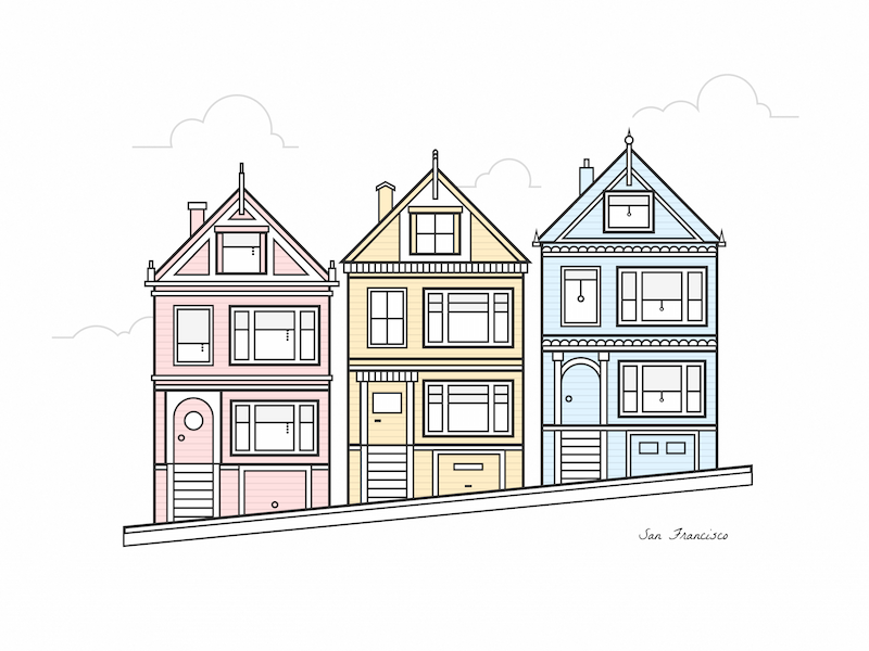 Painted Ladies By Lasse B. Andersen On Dribbble