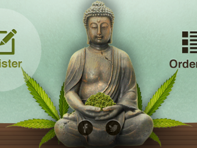 Smoking Buddha buddha virtual collective weed