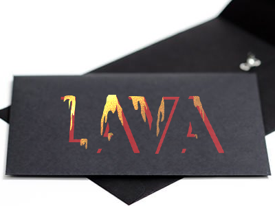 Lava-lope coin envelope lava