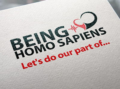 Being Homo sapiens logo design indesignmedia logo logo design