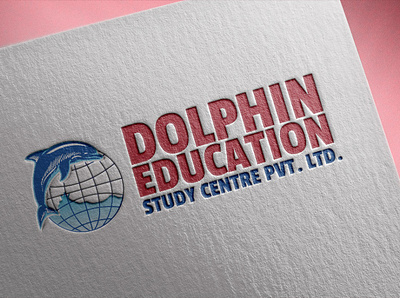 Dolphin Education Consultancy branding design icon illustration indesignmedia logo logo design