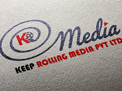 Keep Rolling Media branding design icon illustration illustrator indesignmedia logo logo design vector