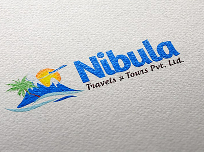 Nibula Travels Tours branding design icon illustration illustrator indesignmedia logo logo design vector