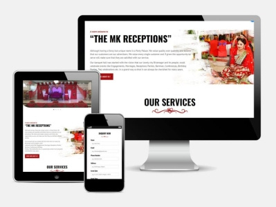 The MK Receptions – Biratnagar design indesignmedia ui ux web development webdesign