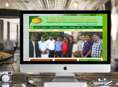 Federation of Liquor Association of Nepal design indesignmedia ui ux web development webdesign