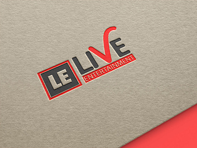 Live Entertainment Biratnagar branding design icon illustration indesignmedia logo logo design typography vector web development