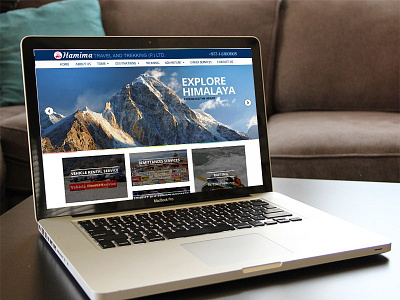 Hamima Travel and Trekking Pvt. Ltd. indesignmedia ui ux web development webdesign