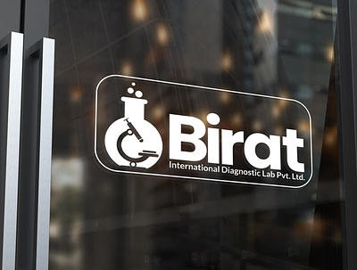 Birat International Diagnostic Lab Logo design branding design indesignmedia logo logodesign
