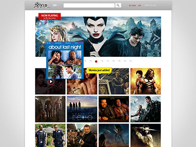 VidPress concept internet media netflix streaming ui design ux desogn video video player youtube