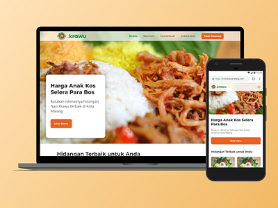 Krawu Malang Website Design