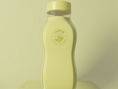 Lemon juice bottle design
