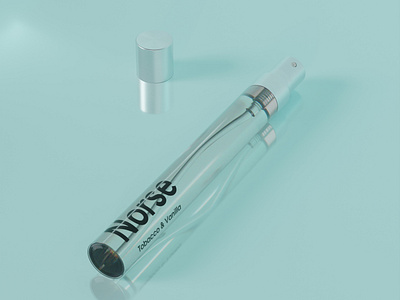 NORSE parfum tube 3D rendered illustration in Blender