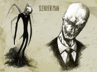 scary slender man