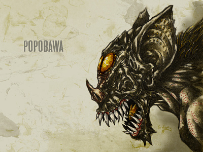 #31DaysofMonsters DAY 29: Popobawa 31daysofmonsters demon evil illustration monster popobawa