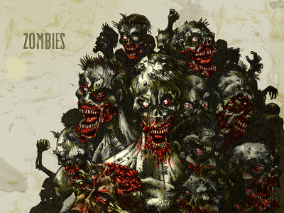 #31DaysofMonsters DAY 31: Zombies 31daysofhalloween 31daysofmonsters horror horrormacabre scary scarymonster zombieapocalypse zombies