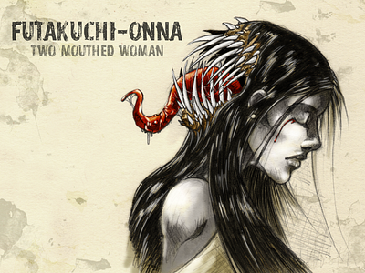 #31DaysofMonsters DAY 6: Futakuchi-onna