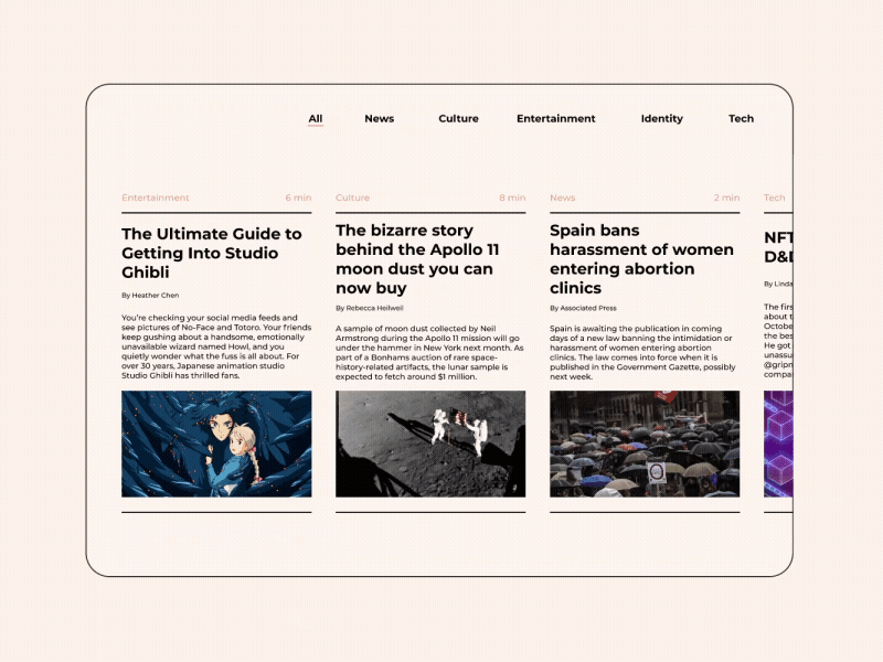 Daily UI #05 | Article Reader