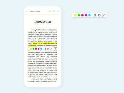 Daily UI #10 | E-reader II books daily ui design e-book e-reader ereader graphic design reading user interface