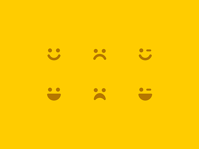 Emoticons emote emoticons faces happy icon icon font interface sad ui wink