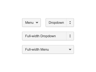 Dropdown Selectors and Menus drop down dropdown interface menus selector ui ux