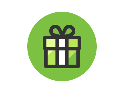 Incentive Icon bow gift icon incentive minimal present