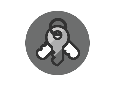 Multi-account Icon account clean icon keys minimal