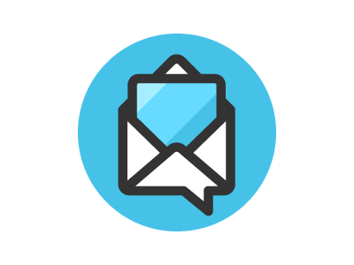 Social Digest Icon clean email envelope fanbridge icon social