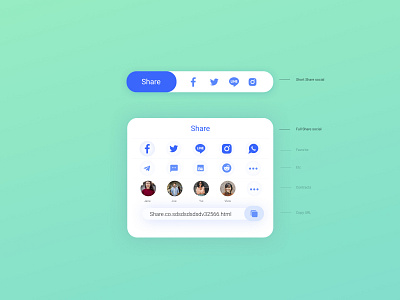 DailyUI 010. Social Share