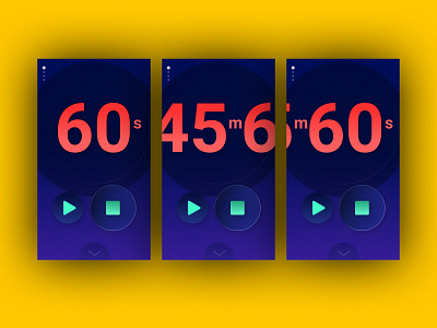 DailyUI 014. Countdown Timer app daily 100 challenge dailyui dailyui014 dailyuichallenge design digital play time ui