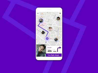 DailyUI 020 Location Tracker