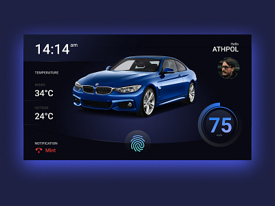 DailyUI 034 Car Interface