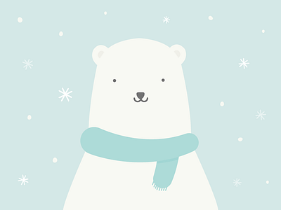 Polar bear bear christmas cold polar snow xmas