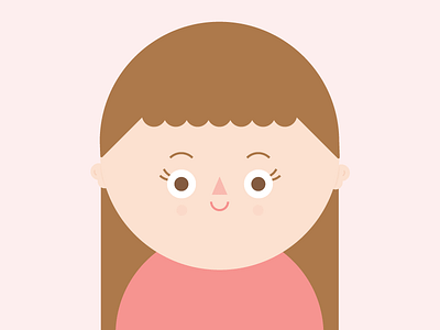 Girl girl illustration pink