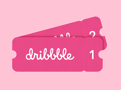 Dribbble Invitations! (ENDED) draft dribbble invitation invite player ticket tickets