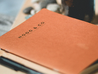 Journal's Logo brand branding diary journal logo noog sketchbook type