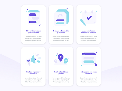Cards cards icons illustration ui