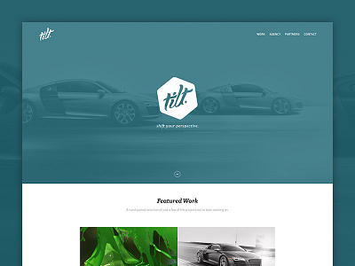 Tilt Website agency portfolio ui user interface web design website