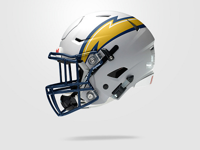 La Chargers Football Helmet