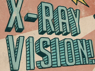 X-Ray Specs ad drawing editorial goggles illustration mario retro specs vision x ray zucca