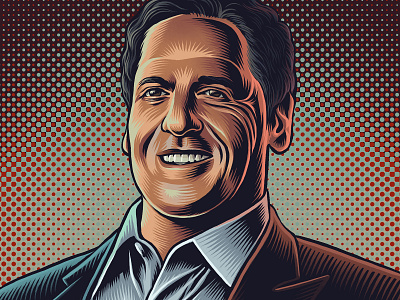 Mark Cuban Portrait