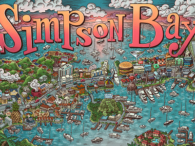 Simpson Bay Map