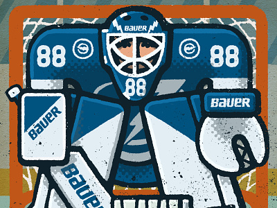 Andrei Vasilevskiy Portrait andrei vasilevskiy drawing goalie hockey illustration lightning mario nhl portrait stanley cup tampa tampa bay vasilevskiy zucca