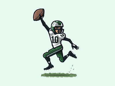 Miracle at the Meadowlands II athlete desean jackson drawing eagles football illustration mario miracle at the meadowlands nfl philadelphia philly portrait sports zucca
