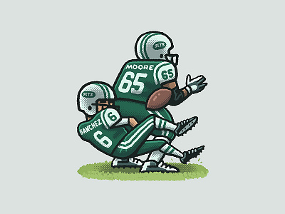 The Butt Fumble butt fumble drawing football illustration jets mario mark sanches new york new york jets nfl portrait sports sports moments spot illustration spot illustrations zucca