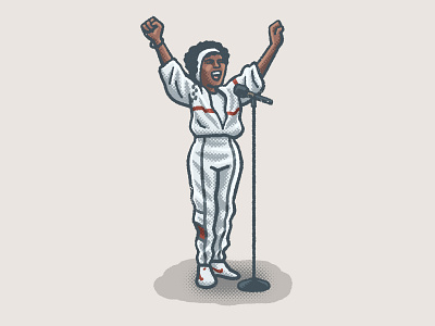 Whitney Houston sings the National Anthem before Super Bowl XXV
