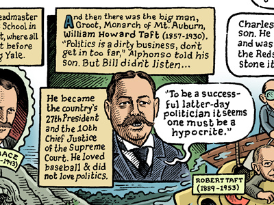 Howard Taft Comic cincinnati comic howard illustration mario president taft zucca