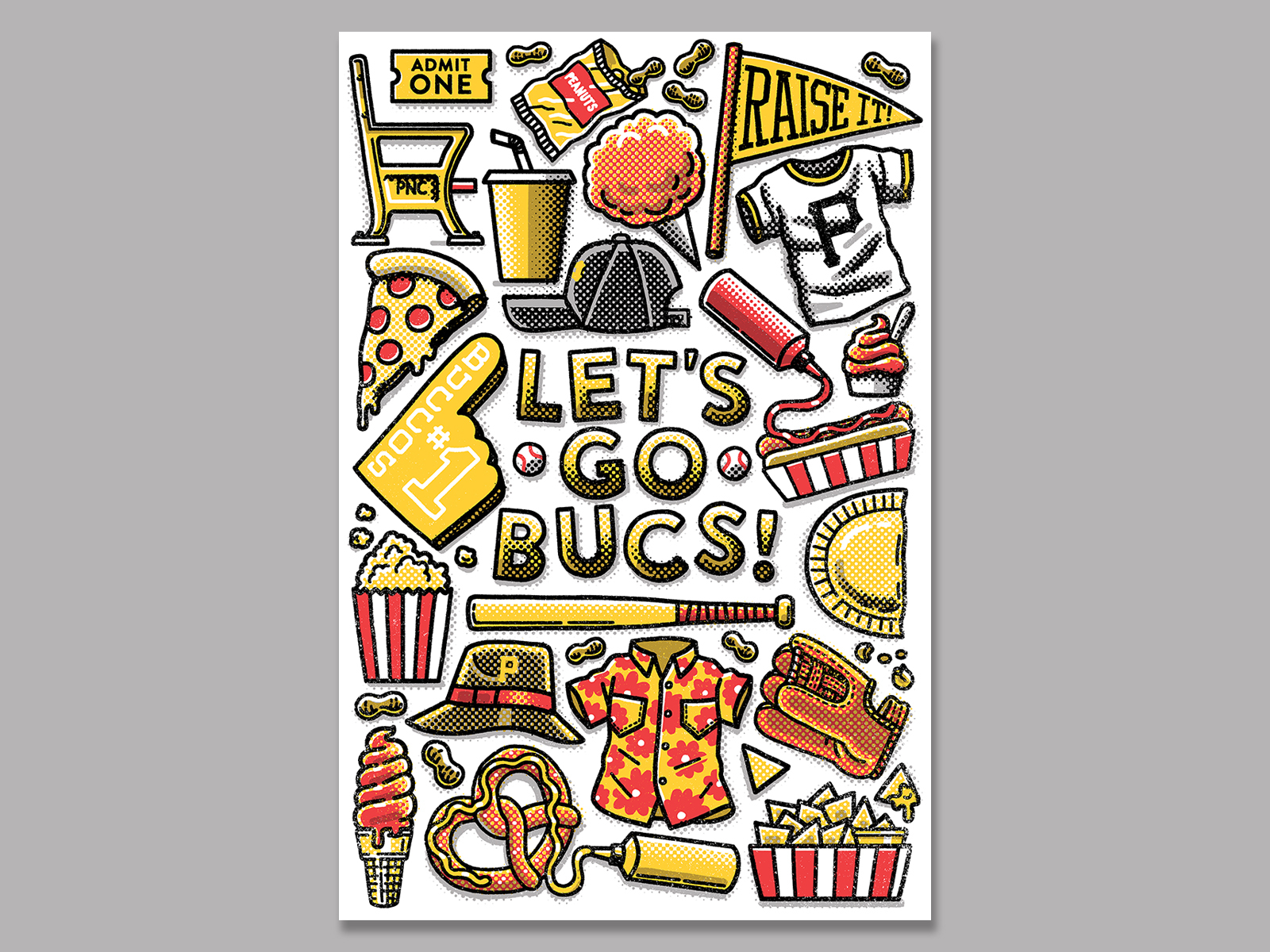Let's Go Bucs Poster by Mario Zucca on Dribbble
